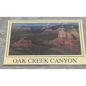 Oak Creek Canyon Arizona An Aerial View of Bell Rock and Cathedral Postcard